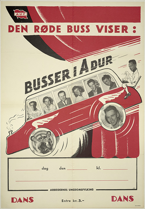 Røde Buss plakat 1 Plakat 1