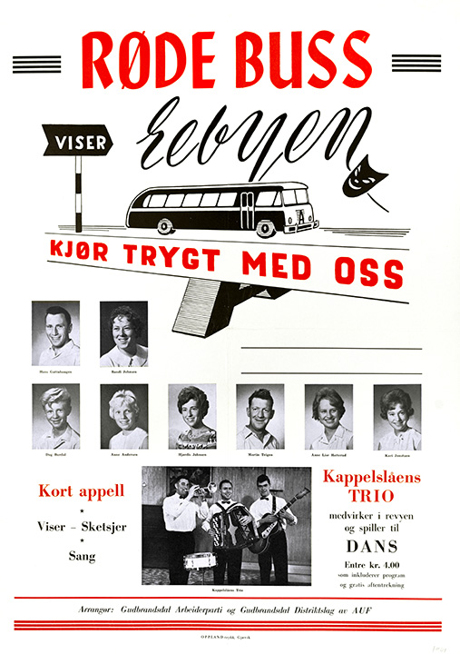 Røde Buss plakat 4 Plakat 4