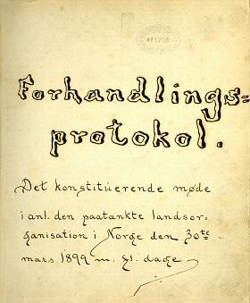 Forside forhanslingsprotokoll