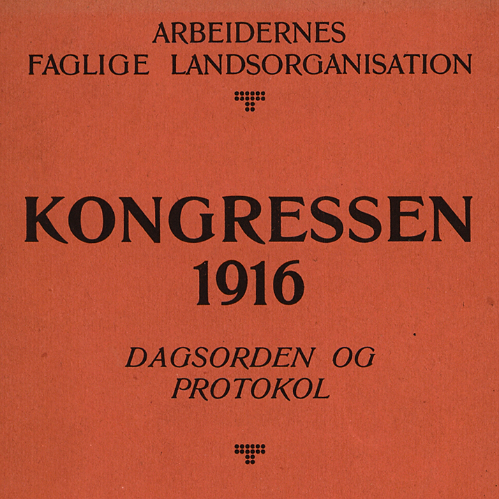 LOs kongressprotokoller - illustrasjon