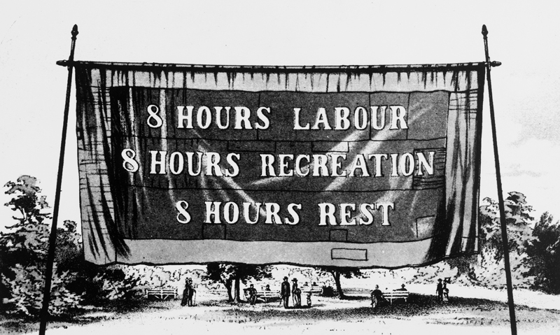 Fane: 8 hours labour recreation rest